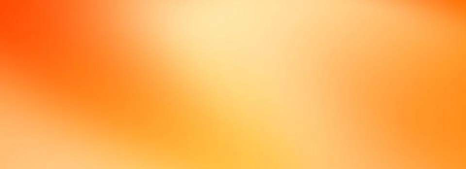 Warm orange yellow gradient background. Autumn colored blurred wallpaper. Fall Stock Illustration