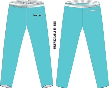 Warm up Pants Mock ups Stock Illustration