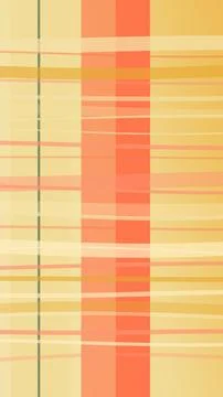 Warm plaid pattern with beige and coral stripes and squares, creating a coz.. Stock Illustration