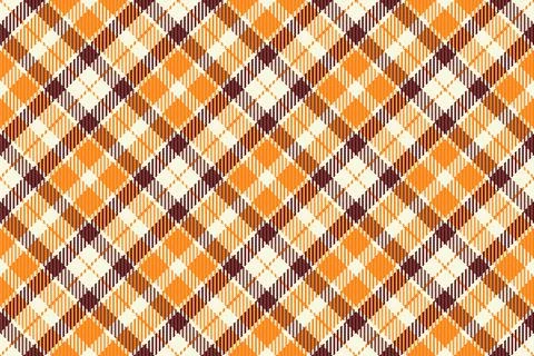 Warm plaid pattern evoking autumn vibes. Ideal for textiles, backgrounds, or  Stock Illustration