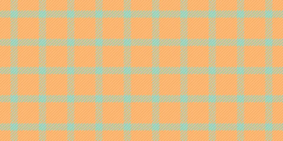 Warm plaid pattern in orange  turquoise. A classic, textured background. Suit Stock Illustration