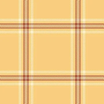 Warm plaid seamless pattern. Retro textile design with checkered elements. Pe 스톡 일러스트