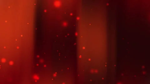 Warm red glow drifts through dark space Stock Footage 332462417