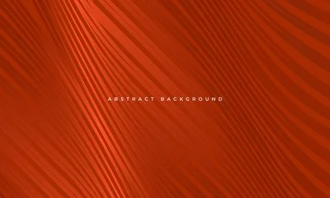 Warm red wave lines abstract background showing smooth diagonal ridges and Stock Illustration