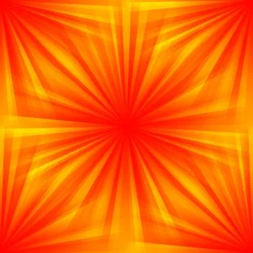 Warm regular pervading rays tileable background Stock Illustration