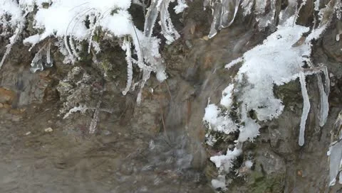 Warm river in winter Stock-Footage 11149007