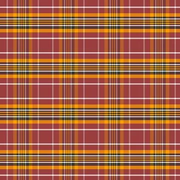 Warm Rust Plaid Seamless Pattern for Fall Gift Wrapping Paper and Packaging 스톡 일러스트