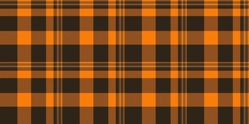 Warm, rustic pattern. A seamless, checkered textile with earthy hues. Ideal f イラスト素材