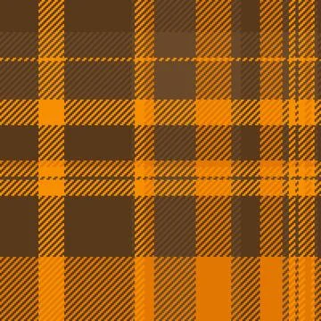 Warm, rustic plaid pattern in earth tones. Cozy textile design, reminiscent o Stockillustratie