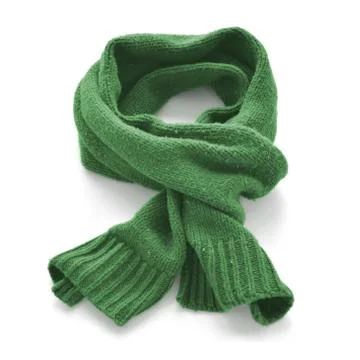 Warm scarf on a white background Stock Photos