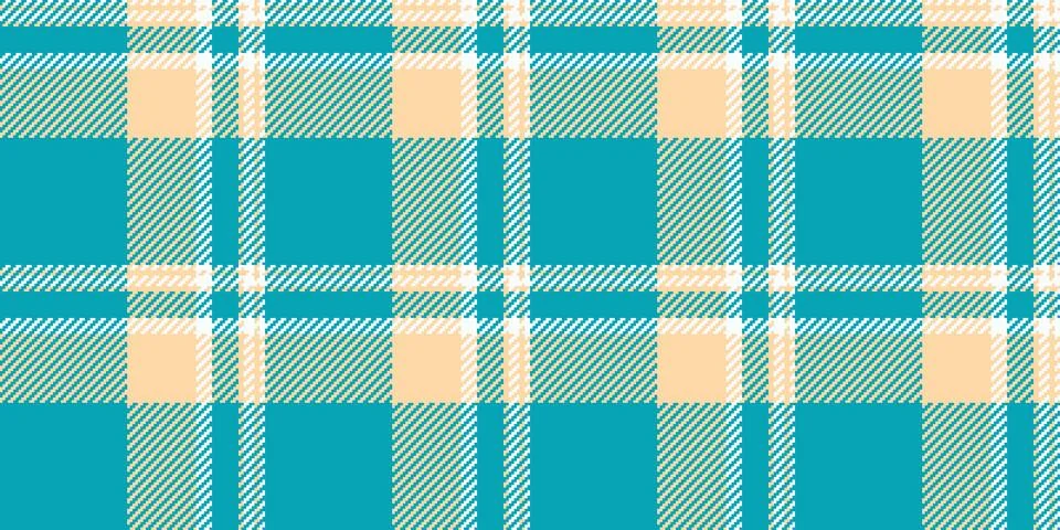 Warm seamless texture vector, sea check tartan background. Man pattern fabr.. イラスト素材