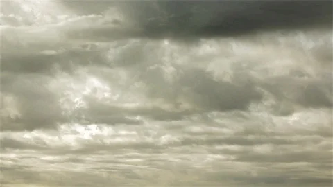 Warm Sky Clouds Timelapse with Sunshine Stock-Footage 111366651
