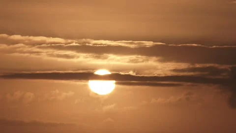 Warm Sky Sunrise Time Lapse Stock Footage 284867400