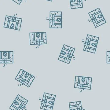 Warm smell line vector seamless pattern 스톡 일러스트