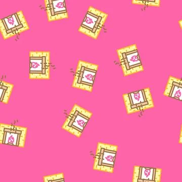 Warm smell vector seamless pattern 스톡 일러스트