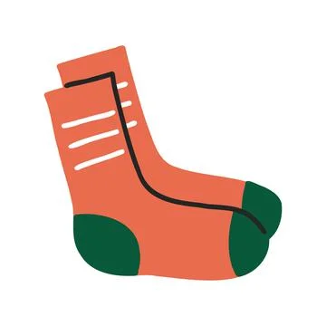 Warm socks icon Stock Illustration