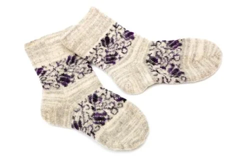 Warm socks Stock Photos