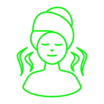 Warm spa Stock Illustration