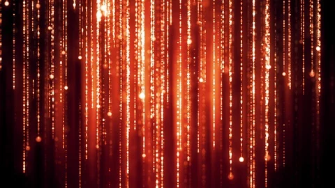 Warm Sparkling Rain Glitters Stock Footage 92339538