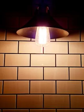 Warm spotlight. Illustration