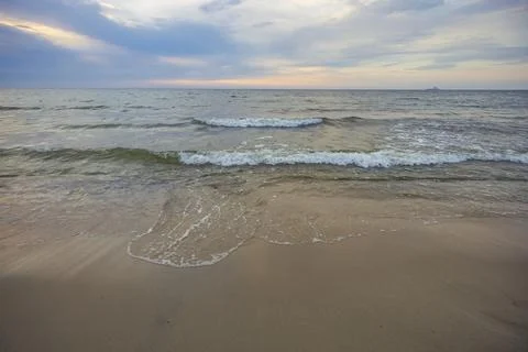A warm summer Baltic evening Stock Photos