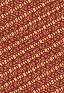 Warm summer glow: patterned wallpaper-style design in vivid red, salmon pink, go Stock Illustration
