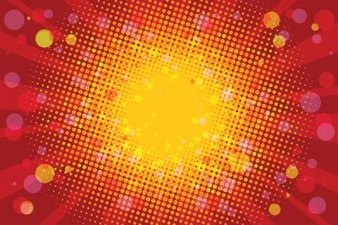 Warm Sunny carnival background Stock Illustration