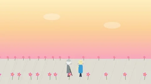 Warm sunrise gradient sky backdrop with gentle color transition over smooth.. Stock Footage 344640421