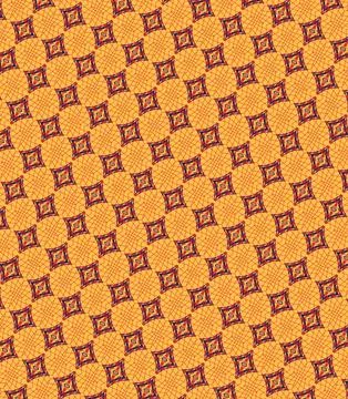 Warm sunset classic patterned wallpaper-style design in amber, orange peel, fire Stock Illustration