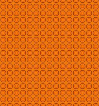 Warm sunset classic: repeatable decorative tile pattern in amber, orange peel, f Stock Illustration