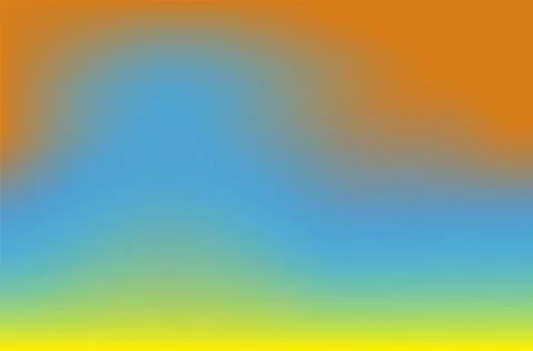 Warm sunset to cool sky gradient abstract background vector art Stock Illustration