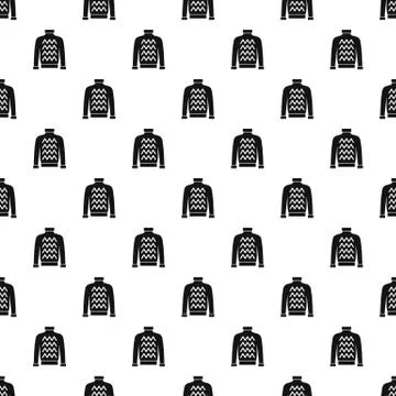 Warm sweater pattern, simple style 스톡 일러스트