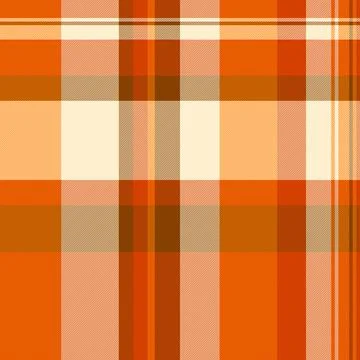 Warm tartan pattern with a woven fabric texture and clear check layout. Ora.. Stock Illustration
