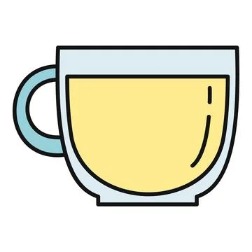 Warm tea cup beverage icon illustration design Stock Illustration