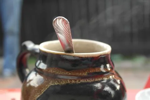 Warm tea in a mug Stock-Fotos