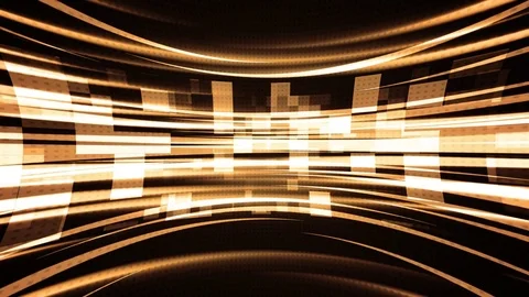 Warm Technology Data Round Stock Footage 78594435