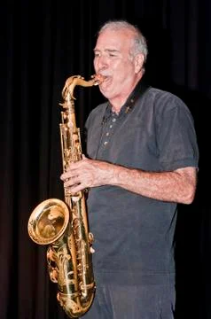 Warm tenor player Stock Photos