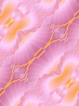 Warm Terracotta Folding Screen with Soft Touch Effect Organic 3D Design Stock Illustration