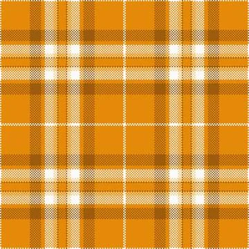 Warm, textured plaid pattern with classic tartan vibes. Great for backgroun.. Illustrazione stock
