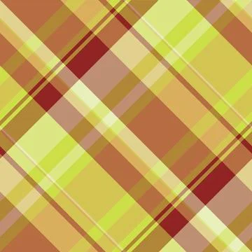 Warm, textured plaid pattern. Geometric design with intersecting lines. Perfe Stock Illustration