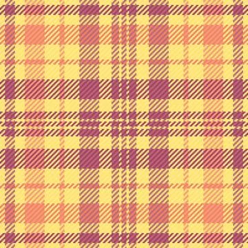 Warm, textured plaid pattern. Soft yellows and pinks create a cozy, inviting  스톡 일러스트