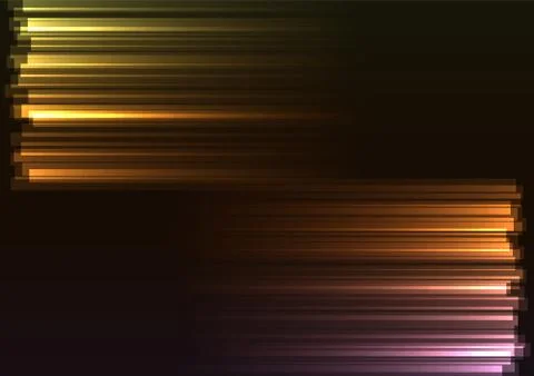 Warm tone opposite side abstract bar line background Stock Illustration