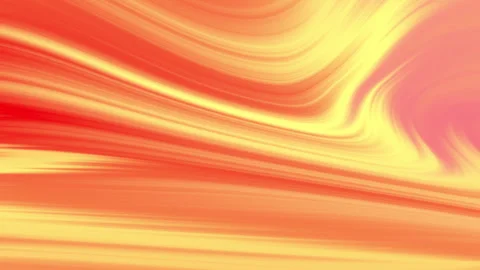 Warm toned abstract background with curved lines in yellow, orange Stock Footage 293537772