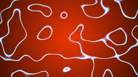 Warm Toned Abstract Liquid Shapes Video stock 315014665