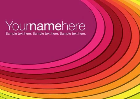 Warm toned oval background in vector format. Stock Illustration