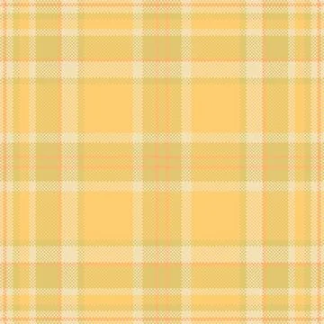 Warm toned seamless plaid pattern. Ideal for background, textile or design pr Stock Illustration