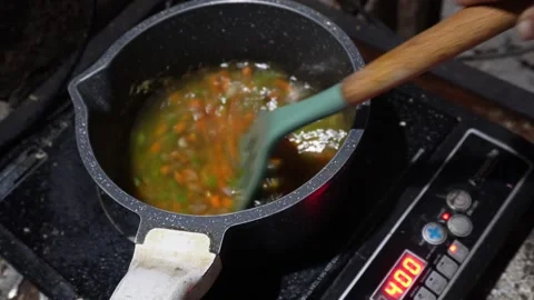 Warm Vegetable Soup Vidéo 332601690