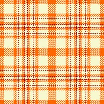 A warm, vibrant plaid pattern in orange and cream. Perfect for backgrounds,.. 스톡 일러스트