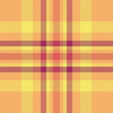 Warm, vibrant plaid pattern in sunset hues.  Perfect for textile designs, web Stock Illustration