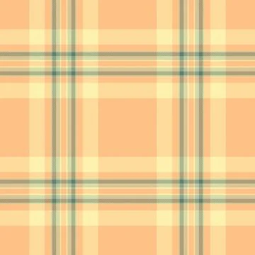 Warm, vintageinspired plaid pattern. Soft orange and cream hues with subtle g Illustrazione stock